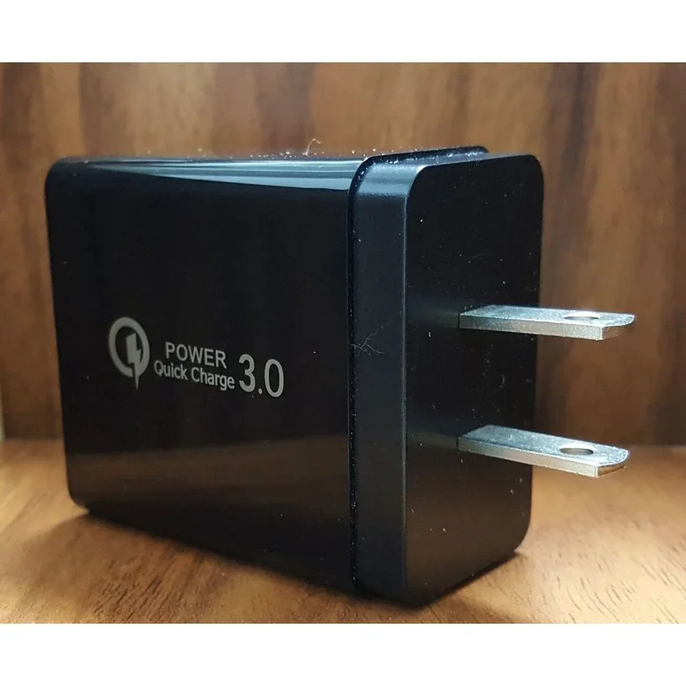 4 LED Port Wall Charger, Quick Charge QC 3.0 fast Charging for iPhone, Samsung